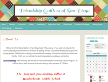 Tablet Screenshot of friendshipquilterssd.org